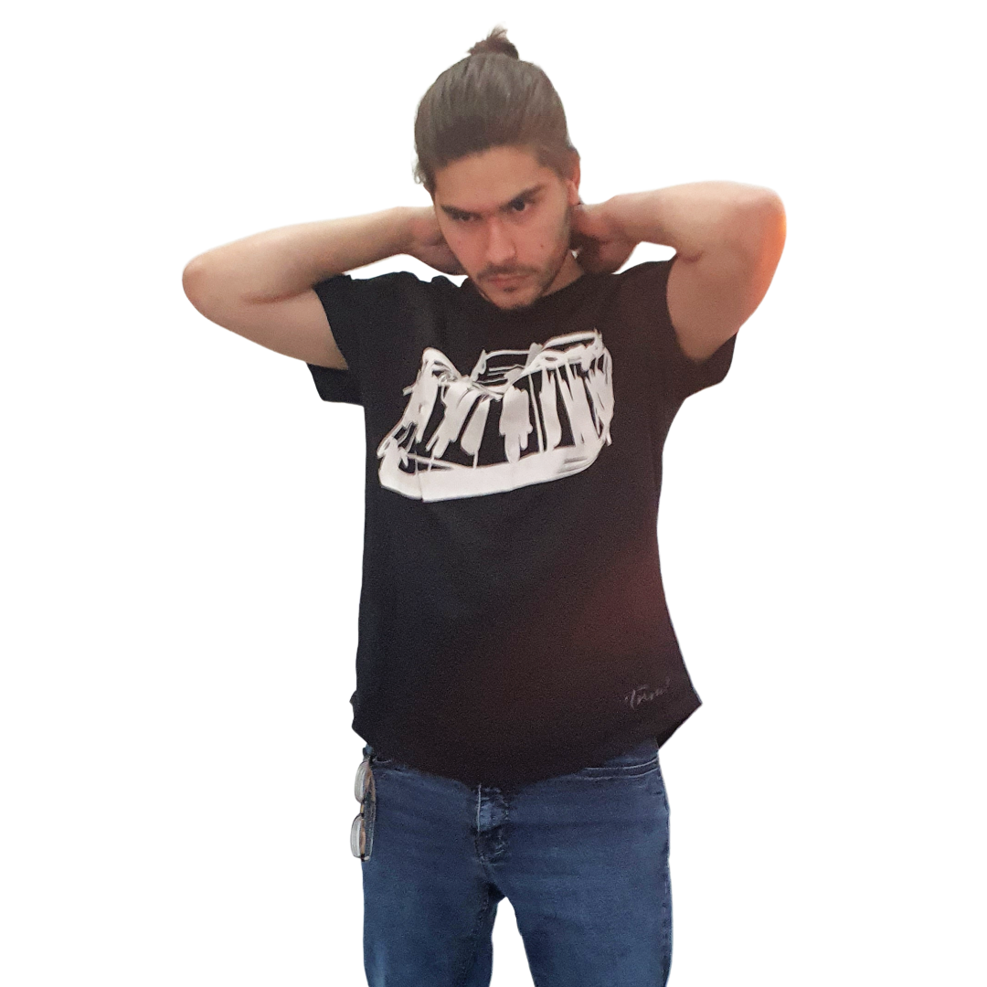 Playera Bach Negra
