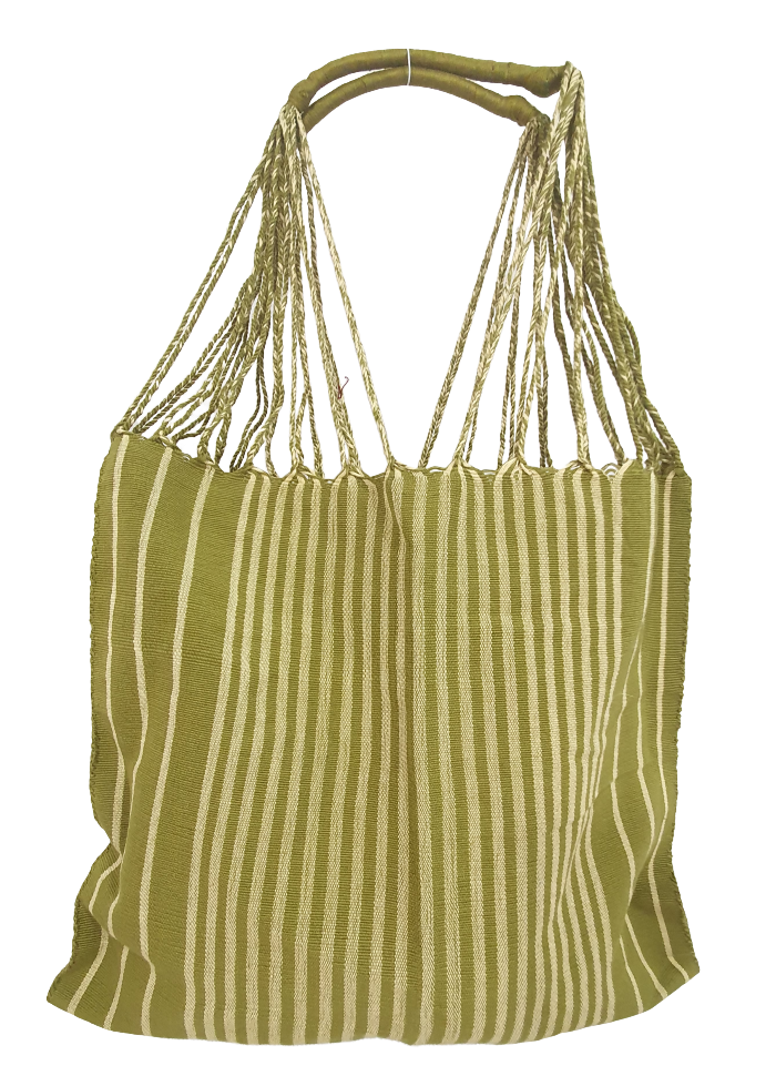 Bolsa Tela Verde Amarillo