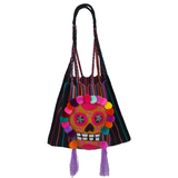 Bolsa Tela Negra con Morado