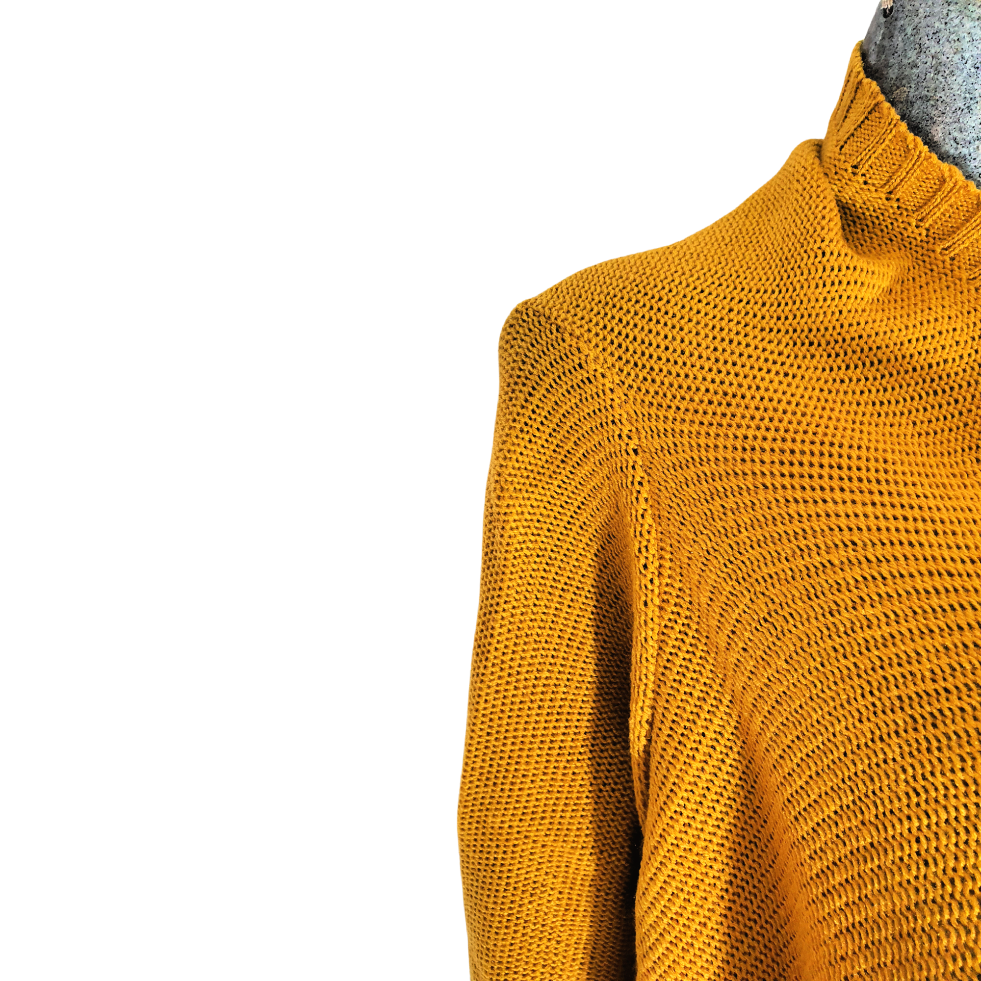 Gabán Amarillo Tejido